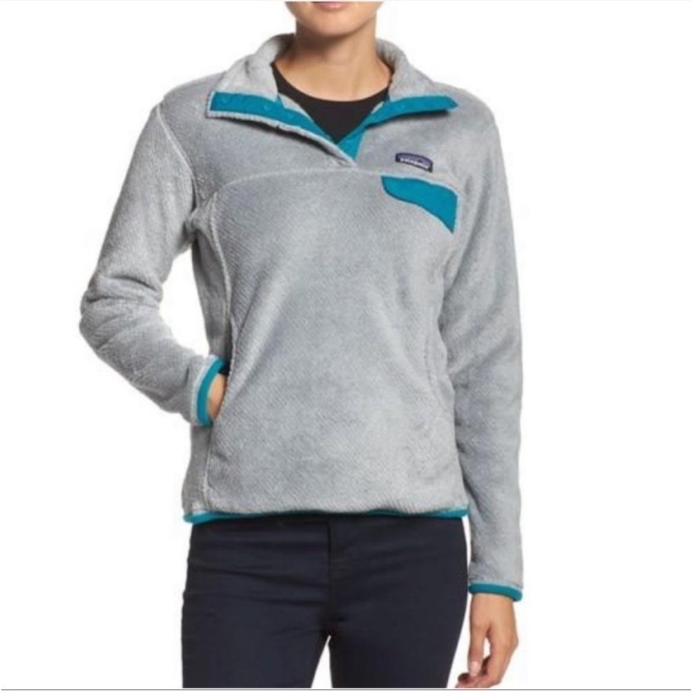 Patagonia Women’s Retool Snap-T Fleece X-Small Grey Teal
